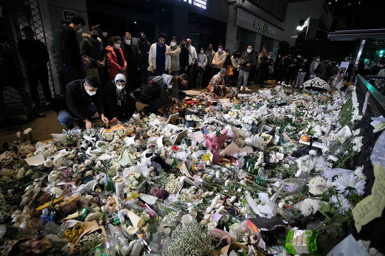 시민들이 모인 서울광장 풍경