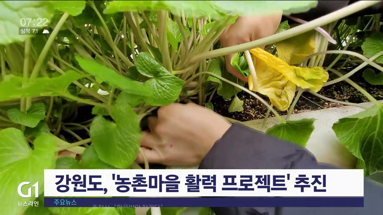 강원도의 농업 진흥 지역과 그 변천사