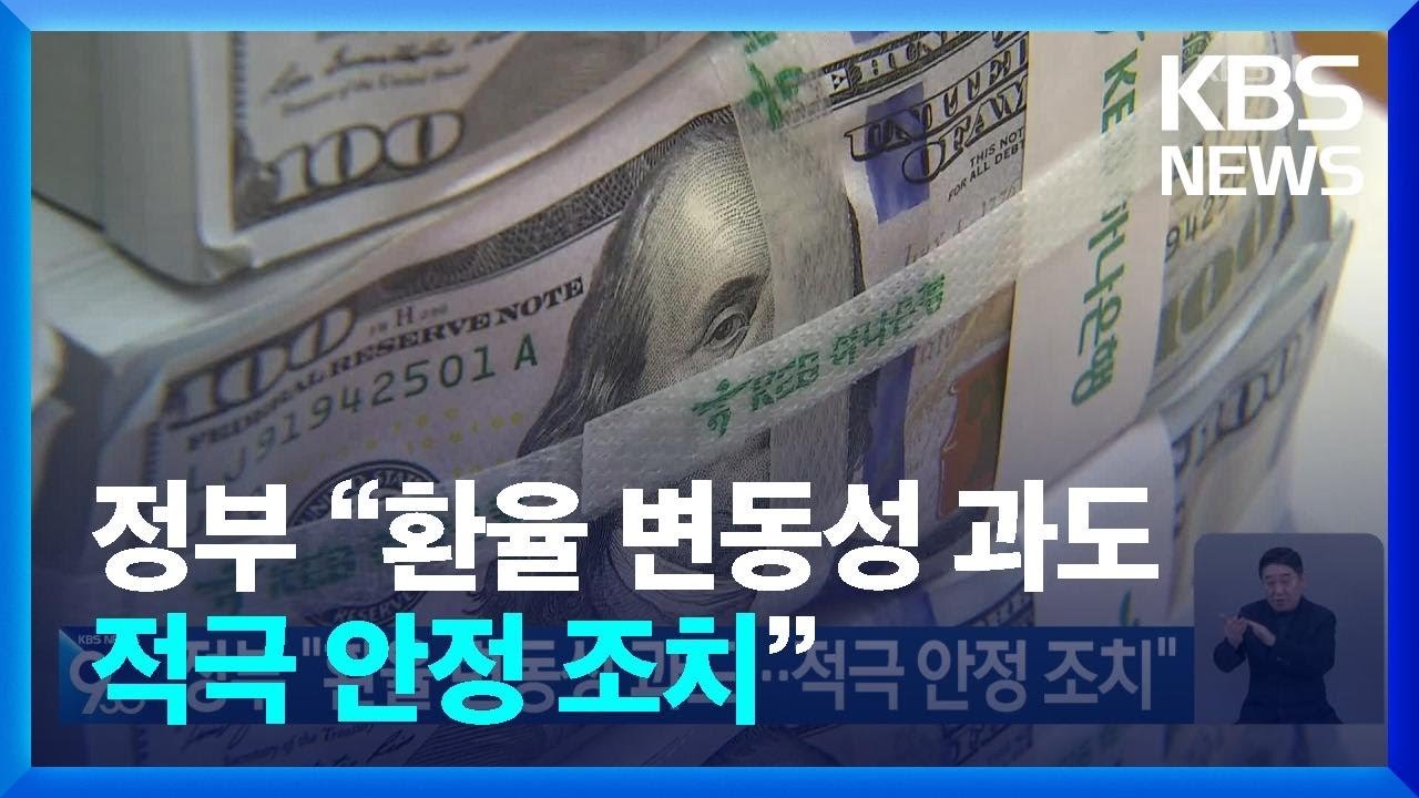 정부의 구두 개입 필요성