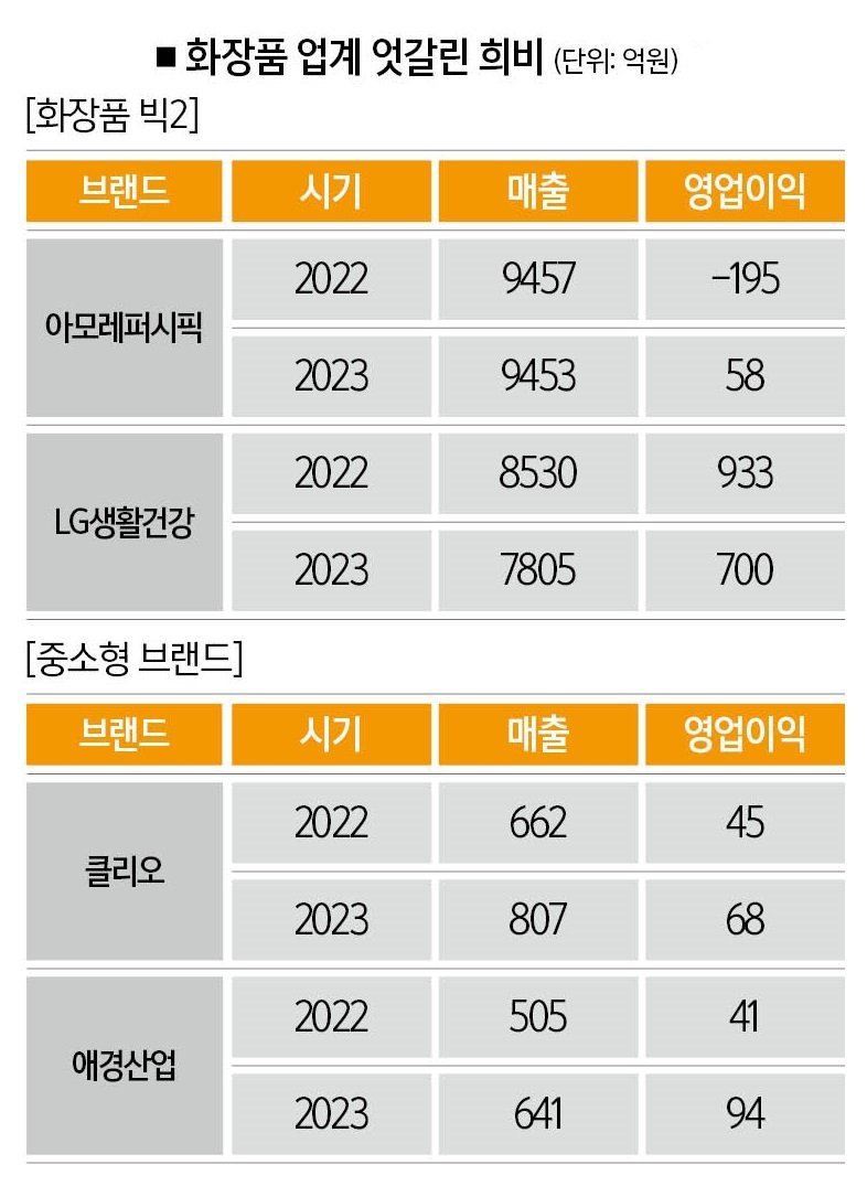 아모레퍼시픽의 뛰어난 성장 이력