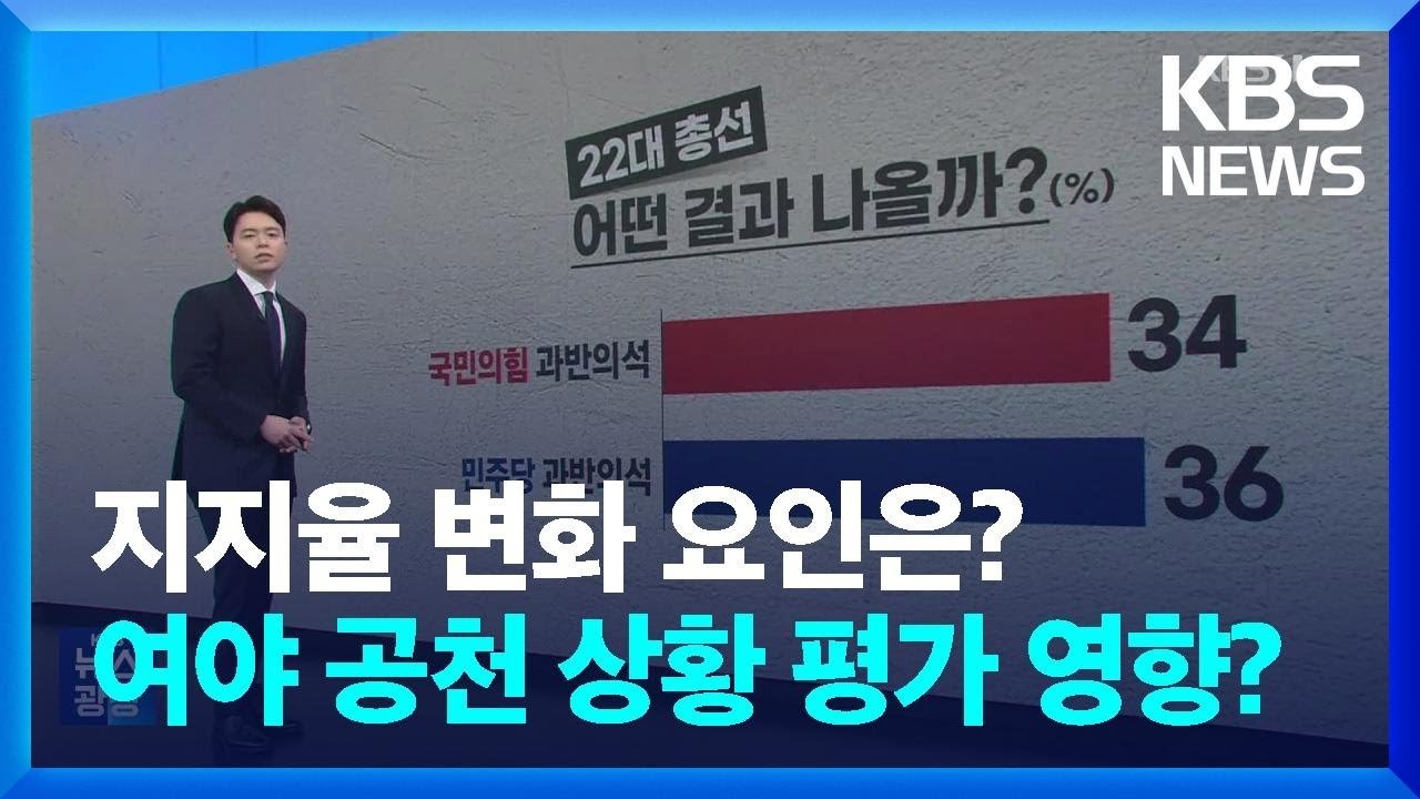 민주당의 지지율 상승 이유는?